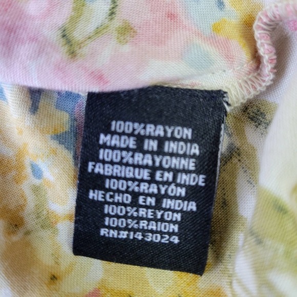 Bohemian Bones cheeky Floral Open Back Mini Dress small - Picture 7 of 8